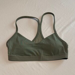 Aerie Offline Olive Green Sports Bra
